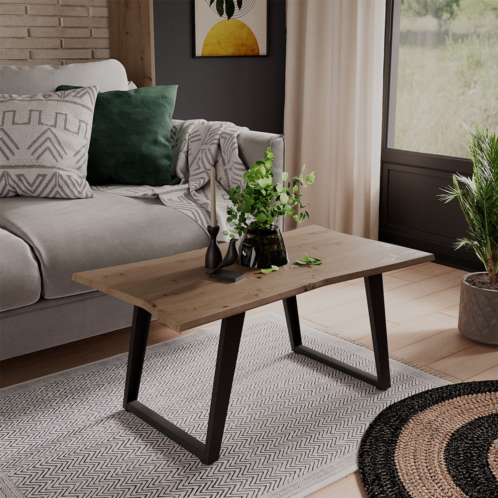 Vicco Tavolino da caffè Artigiano 90 x 50 cm