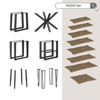 Vicco Tavolino da caffè Artigiano 100 x 60 cm