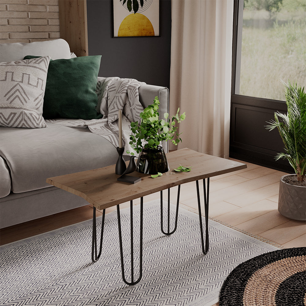 Vicco Tavolino da caffè Artigiano 80 x 40 cm