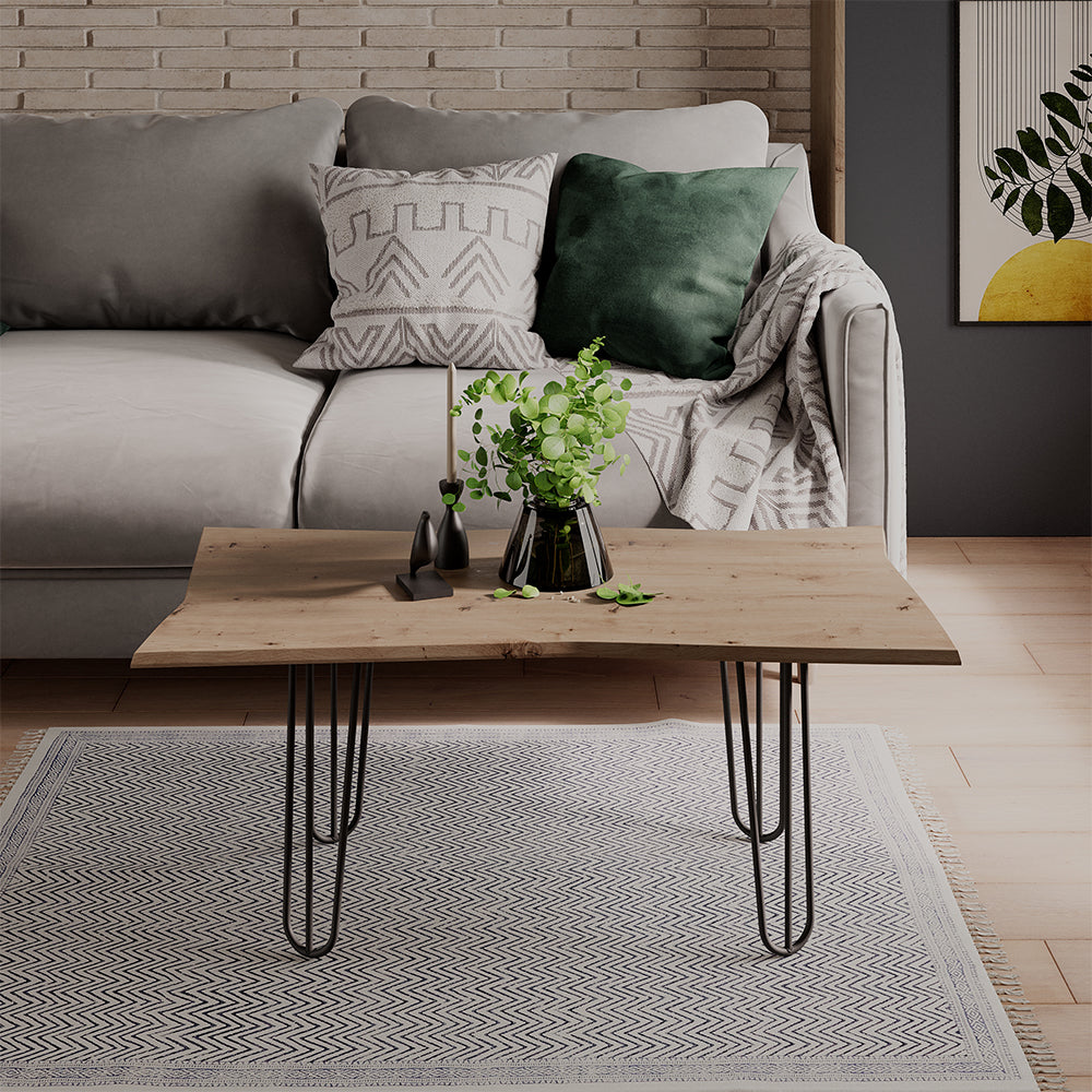 Vicco Tavolino da caffè Artigiano 100 x 50 cm