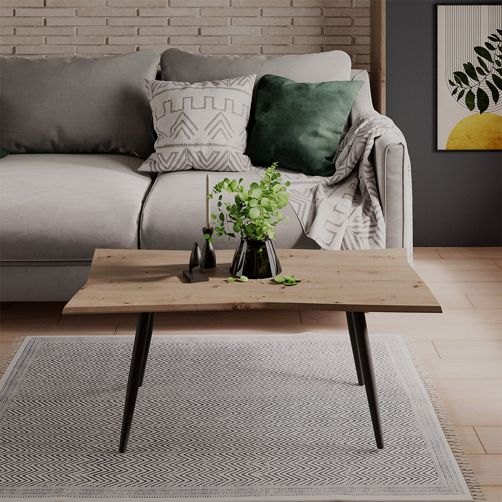 Vicco Tavolino da caffè Artigiano 100 x 50 cm