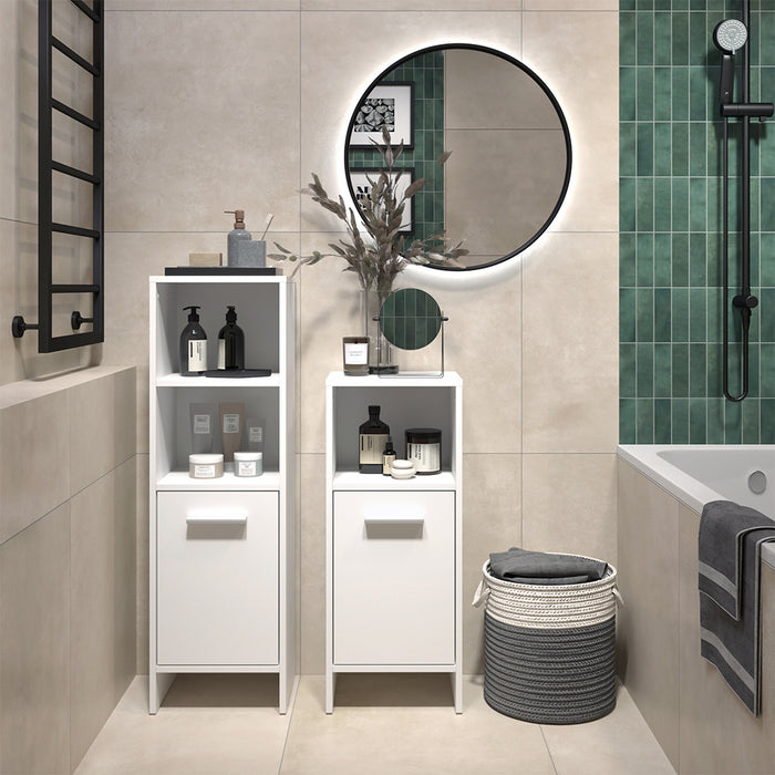 Vicco Set di mobili da bagno Bianco 2 parti