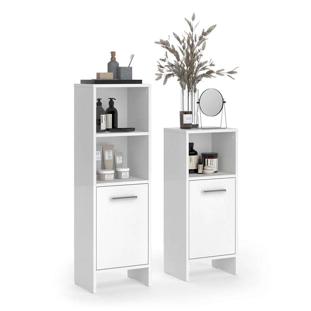 Vicco Set di mobili da bagno Bianco 2 parti