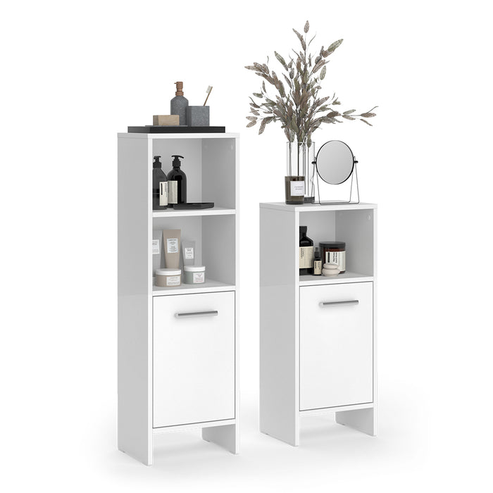 Vicco Set di mobili da bagno Bianco 2 parti