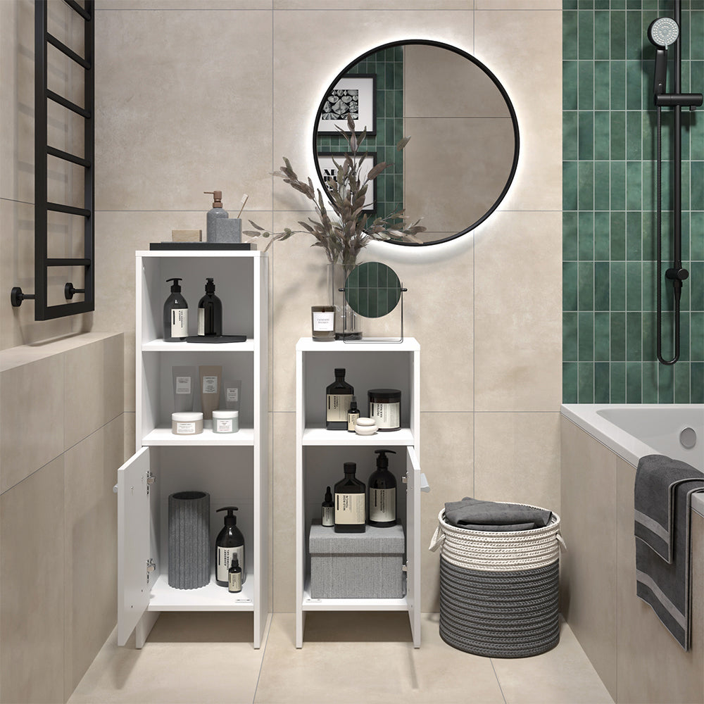 Vicco Set di mobili da bagno Bianco 2 parti