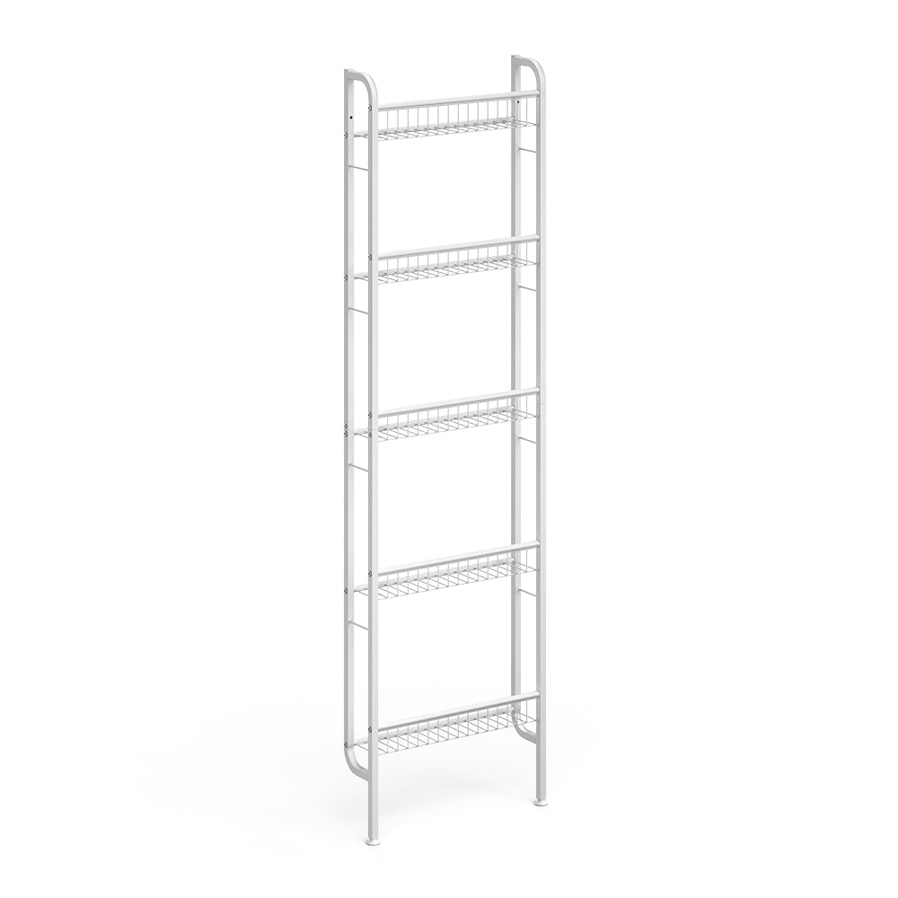 Vicco Scaffale a scala Bianco 44.5 x 160 cm con 5 ripiani
