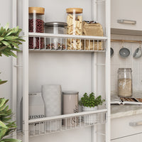 Vicco Scaffale a scala Bianco 44.5 x 160 cm con 5 ripiani