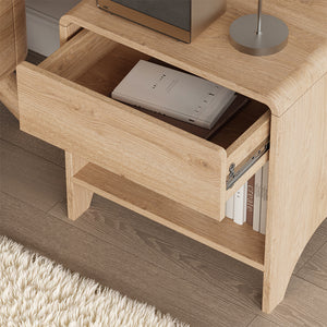 Vicco Comodino camera da letto Rovere 47 x 50 cm con 1 cassetto