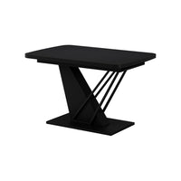 Vicco tavolo da pranzo allungabile Nero 120 x 80 cm estensibile