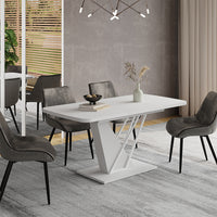 Vicco tavolo da pranzo allungabile Bianco 120 x 80 cm estensibile