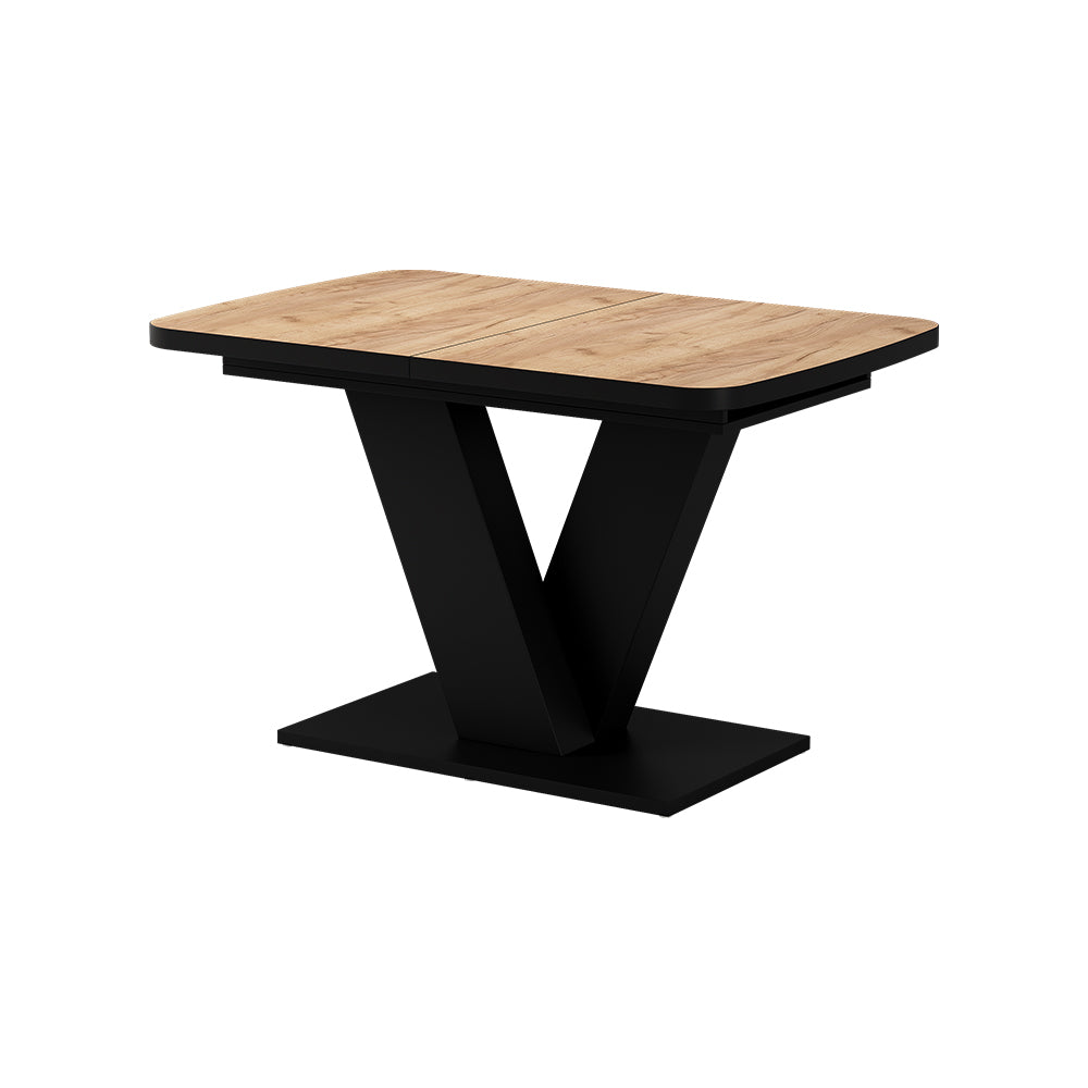 Vicco tavolo da pranzo allungabile Rovere Goldkraft/nero 120 x 80 cm estensibile