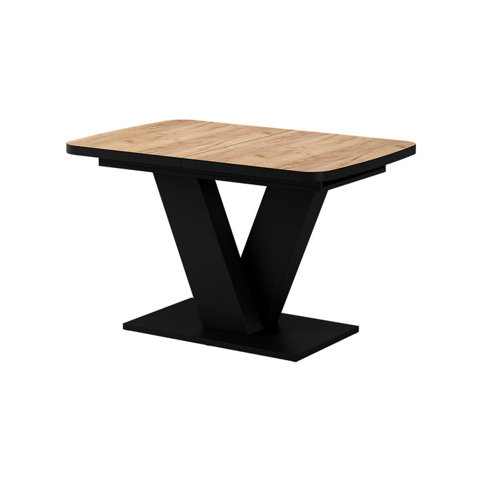 Vicco tavolo da pranzo allungabile Rovere Goldkraft/nero 120 x 80 cm estensibile