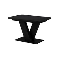 Vicco tavolo da pranzo allungabile Nero 120 x 80 cm estensibile