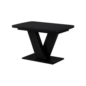 Vicco tavolo da pranzo allungabile Nero 120 x 80 cm estensibile