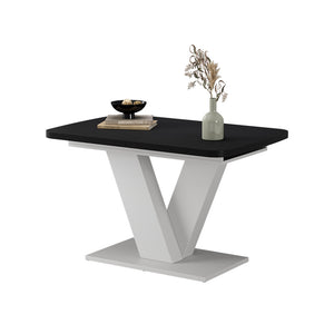Vicco tavolo da pranzo allungabile Nero/bianco 120 x 80 cm estensibile