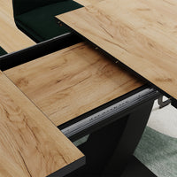 Vicco tavolo da pranzo allungabile Rovere Goldkraft/nero 120 x 80 cm Estensibile