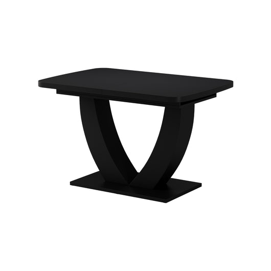 Vicco tavolo da pranzo allungabile Nero 120 x 80 cm Estensibile