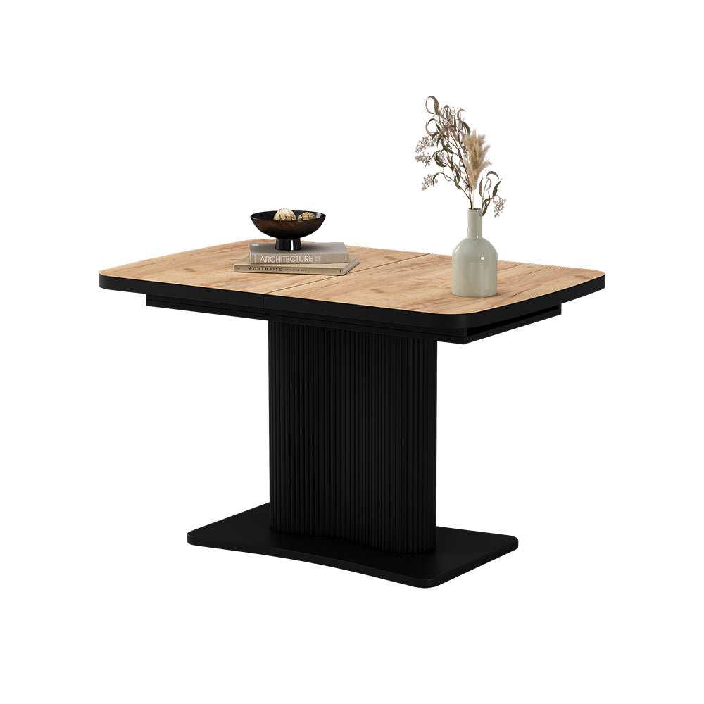 Vicco tavolo da pranzo allungabile Rovere Goldkraft/nero 120 x 80 cm estensibile