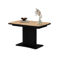 Vicco tavolo da pranzo allungabile Rovere Goldkraft/nero 120 x 80 cm estensibile