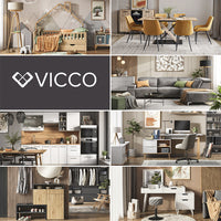 Vicco  Nero 120 x 80 cm estensibile