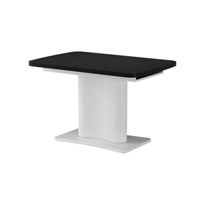 Vicco tavolo da pranzo allungabile Nero/bianco 120 x 80 cm estensibile