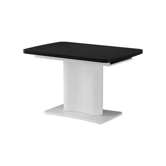 Vicco tavolo da pranzo allungabile Nero/bianco 120 x 80 cm estensibile