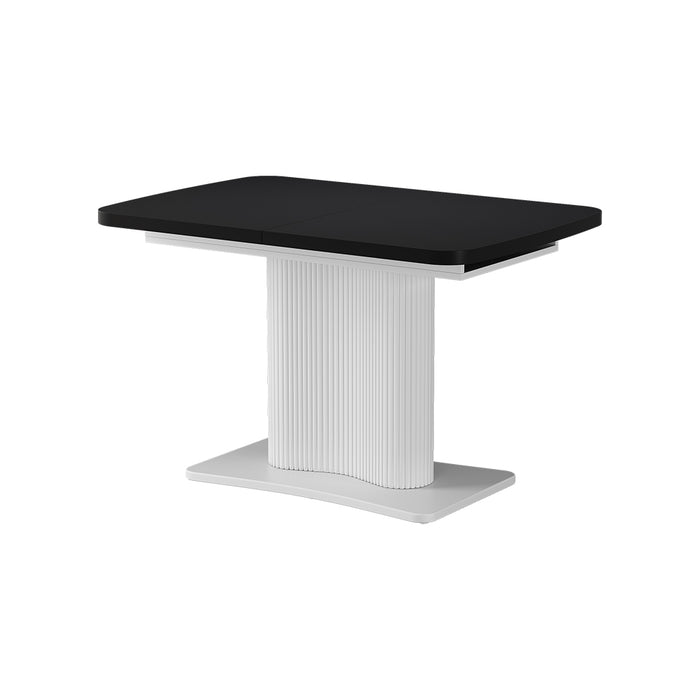 Vicco tavolo da pranzo allungabile Nero/bianco 120 x 80 cm estensibile