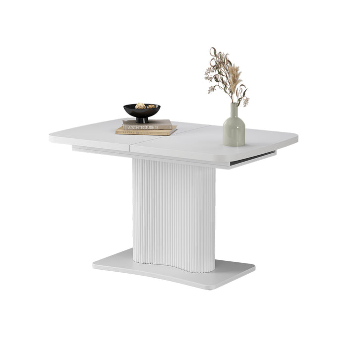 Vicco tavolo da pranzo allungabile Bianco/bianco 120 x 80 cm estensibile