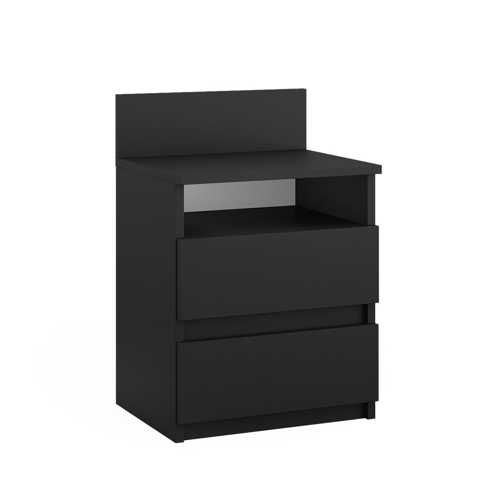 Vicco Comodino camera da letto Nero 32.3 x 59.1 cm