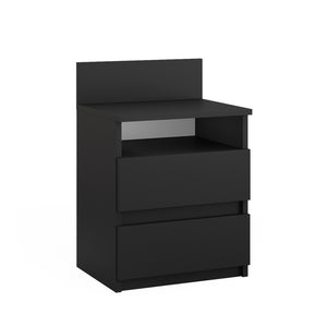 Vicco Comodino camera da letto Nero 32.3 x 59.1 cm