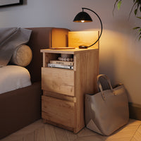 Vicco  Quercia dorata 25 x 59.1 cm con 2 cassetti