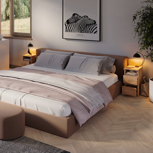 Vicco  Quercia dorata 25 x 59.1 cm con 2 cassetti