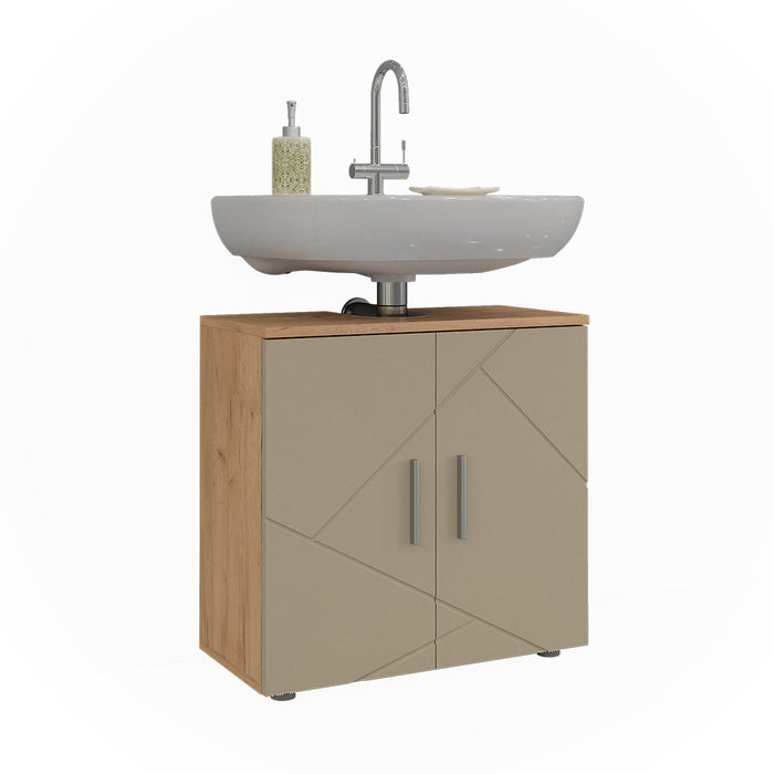 Vicco Mobile sottolavabo per bagno Quercia dorata 60 x 59 cm