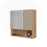 Vicco Specchio contenitore bagno Quercia dorata 54 x 55 cm