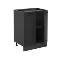 Vicco Mobiletto base cucina Antracite casa di campagna 60 cm PL Marmo