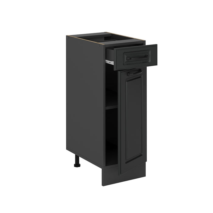Vicco Mobiletto base per cucina Antracite casa di campagna 30 cm PL Marmo