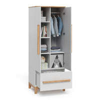 Vitalispa Armadio per bambini Bianco/Artisan 70 x 186.8 cm