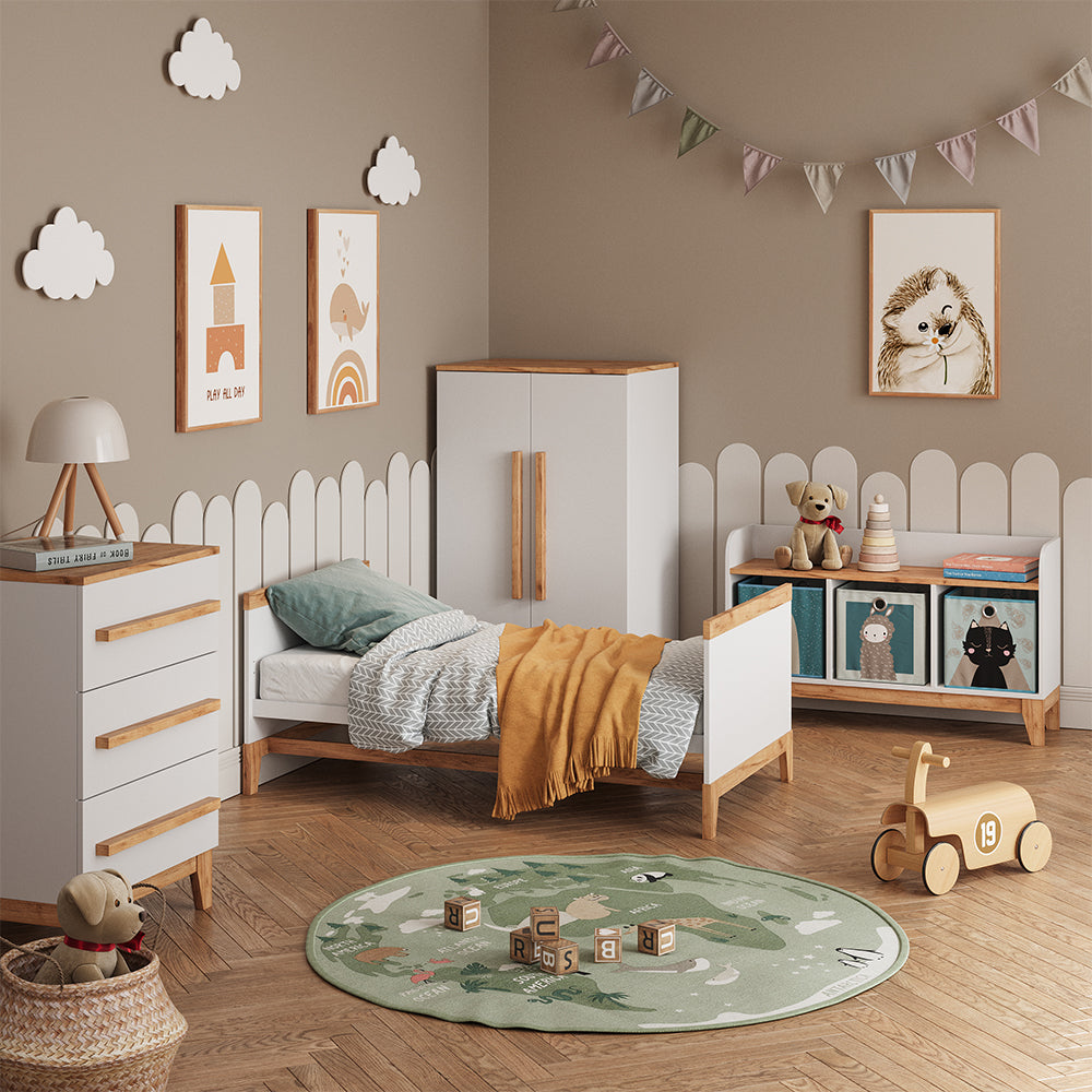 Vitalispa Armadio per bambini Bianco/Artisan 70 x 186.8 cm