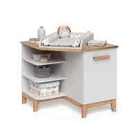 Vitalispa Fasciatoio Bianco/Artisan 85 x 85.2 cm con porta