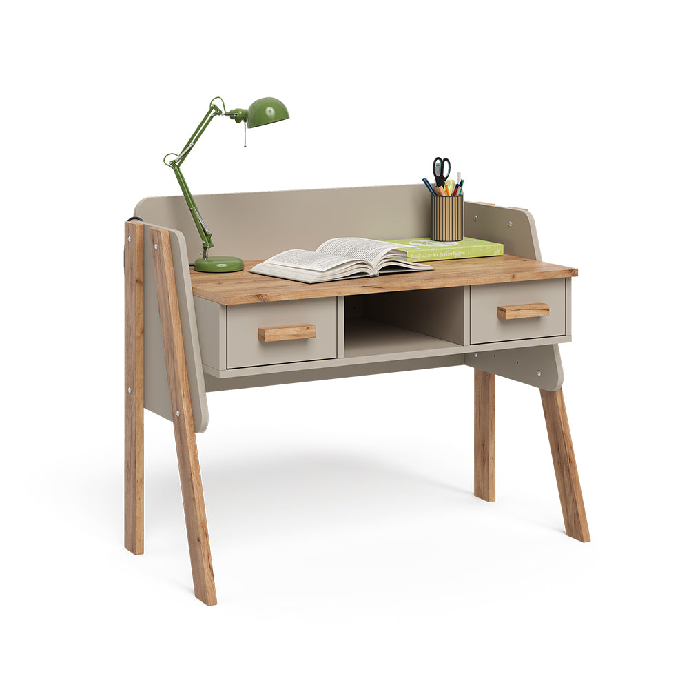 Vitalispa Scrivania Cashmere/Artigianale 97 x 51 cm con 2 cassetti