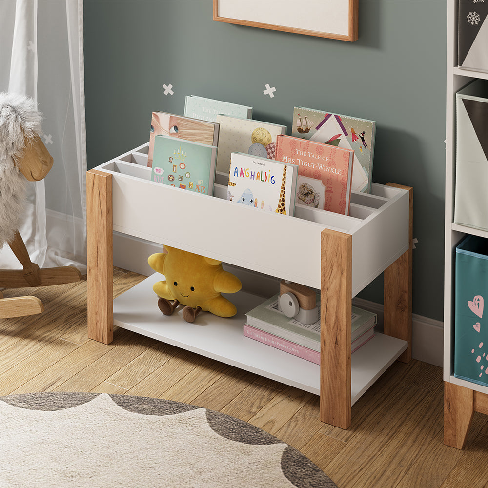 Vitalispa Scaffale per bambini Bianco/Artisan 80 x 46 cm