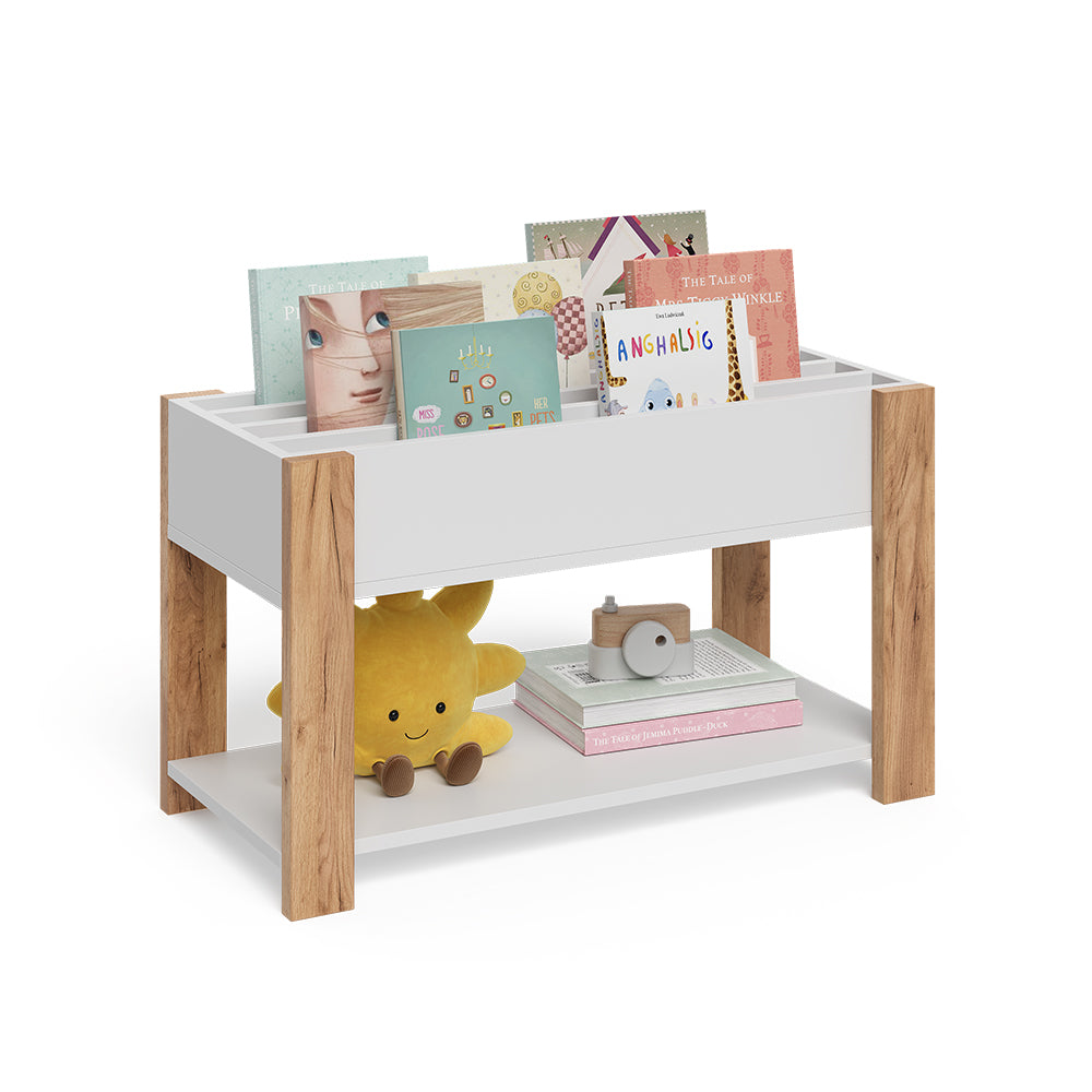 Vitalispa Scaffale per bambini Bianco/Artisan 80 x 46 cm