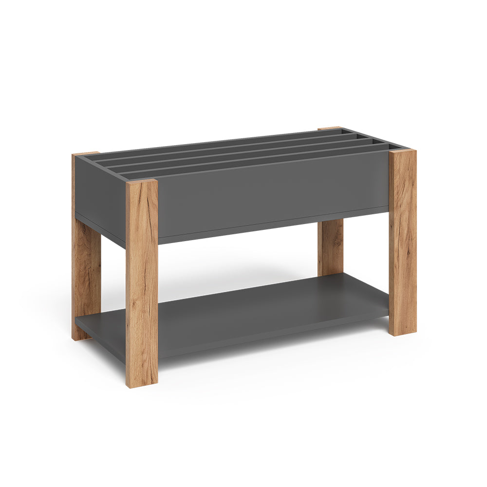 Vitalispa Scaffale per bambini Grigio/Artisan 80 x 46 cm