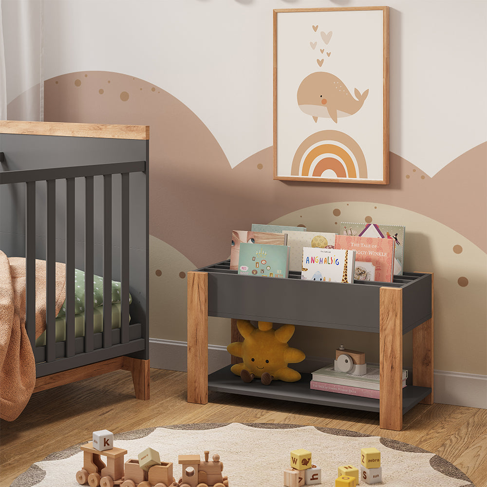 Vitalispa Scaffale per bambini Grigio/Artisan 80 x 46 cm