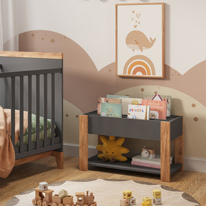 Vitalispa Scaffale per bambini Grigio/Artisan 80 x 46 cm