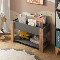 Vitalispa Scaffale per bambini Grigio/Artisan 80 x 46 cm