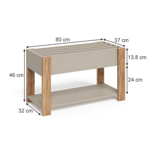 Vitalispa Scaffale per bambini Cashmere/Artigianale 80 x 46 cm