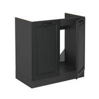 Vicco Mobile lavello cucina Antracite casa di campagna 80 cm , PL Rovere