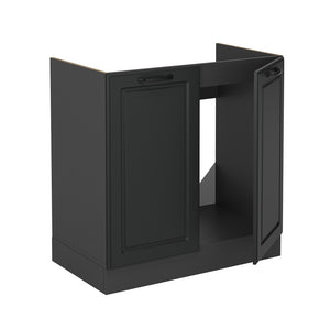 Vicco Mobile lavello cucina Antracite casa di campagna 80 cm , PL Rovere