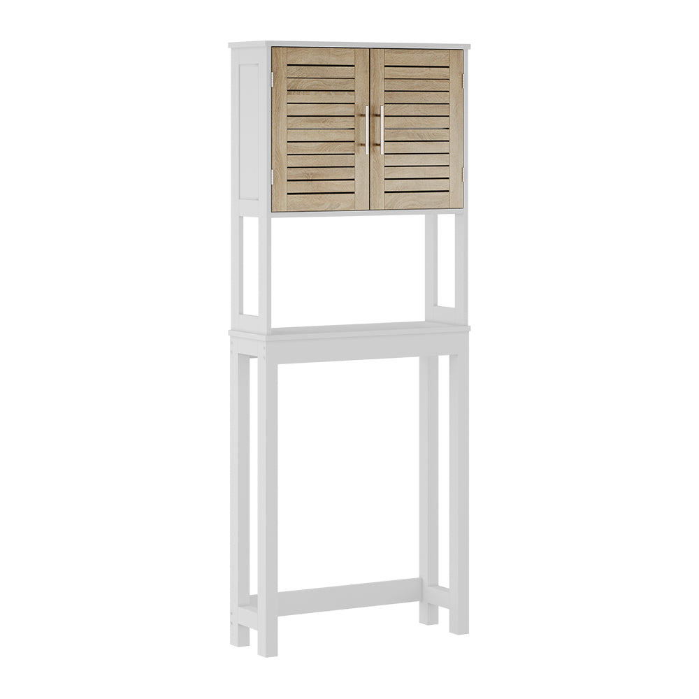 Vicco Armadietto per toilette Bianco/quercia 70 x 180 cm con 2 scomparti chiusi